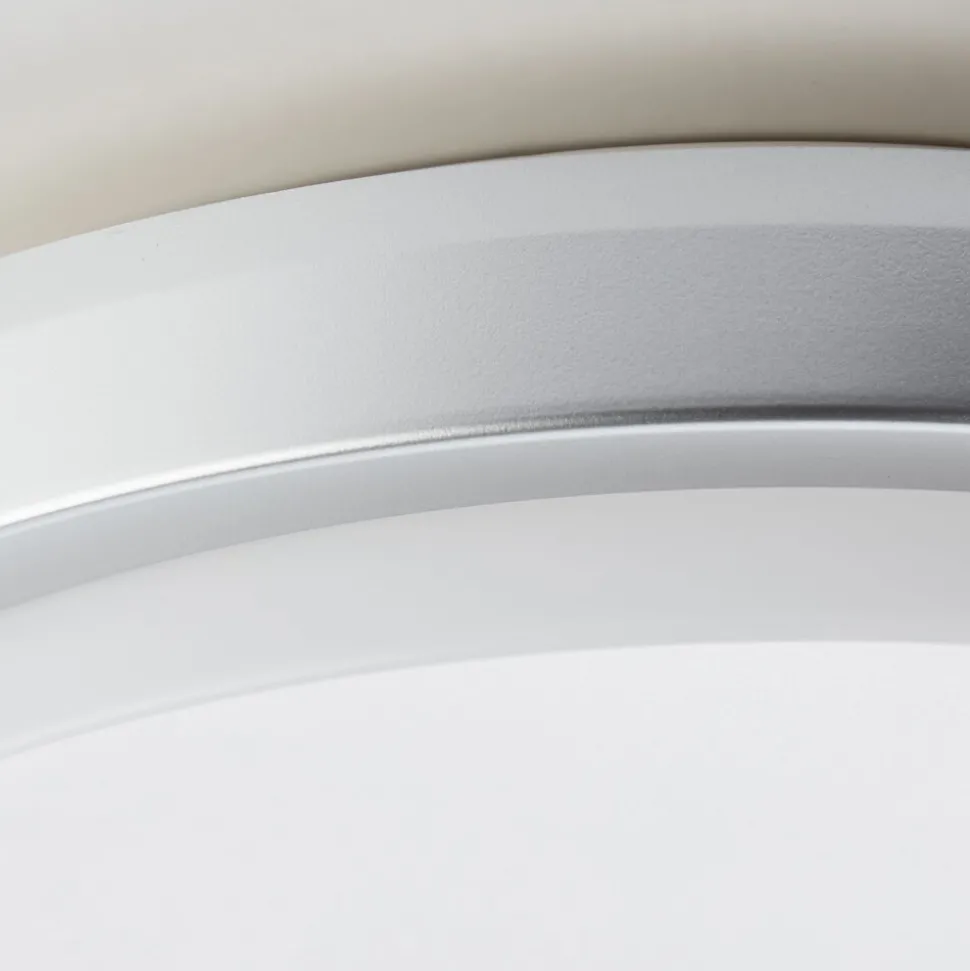 Plafonnier Exterieur Brilliant Devora Led Argente, 1 Lumiere