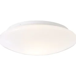 Plafonnier Exterieur Brilliant Farly Blanc, 1 Lumiere