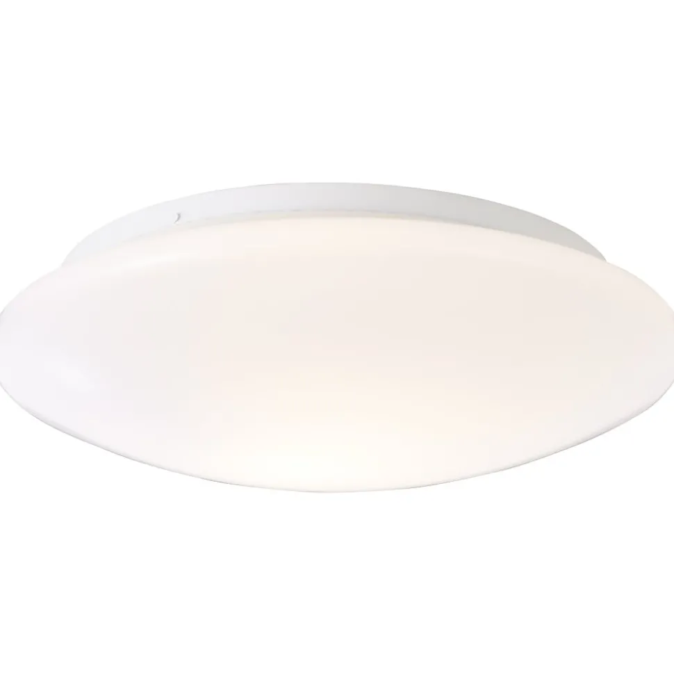Plafonnier Exterieur Brilliant Farly Blanc, 1 Lumiere