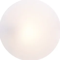 Plafonnier Exterieur Brilliant Farly Blanc, 1 Lumiere
