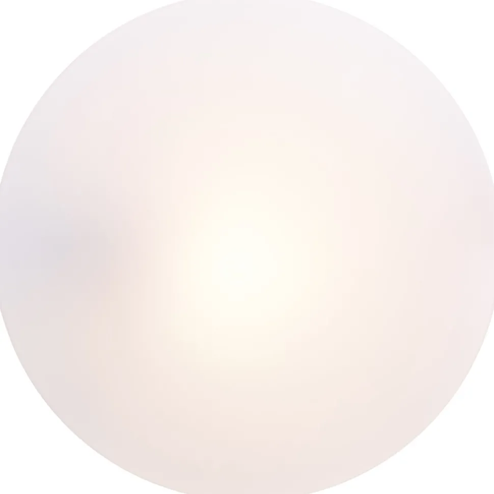 Plafonnier Exterieur Brilliant Farly Blanc, 1 Lumiere