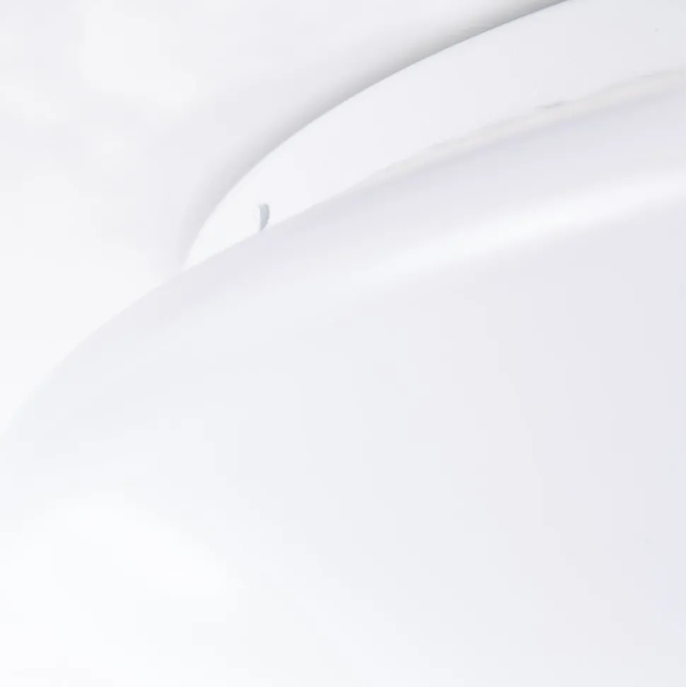 Plafonnier Exterieur Brilliant Farly Blanc, 1 Lumiere