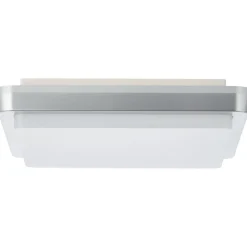 Plafonnier Exterieur Brilliant Devora Led Argente, 1 Lumiere