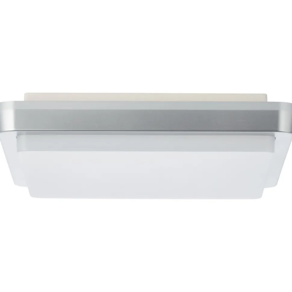 Plafonnier Exterieur Brilliant Devora Led Argente, 1 Lumiere