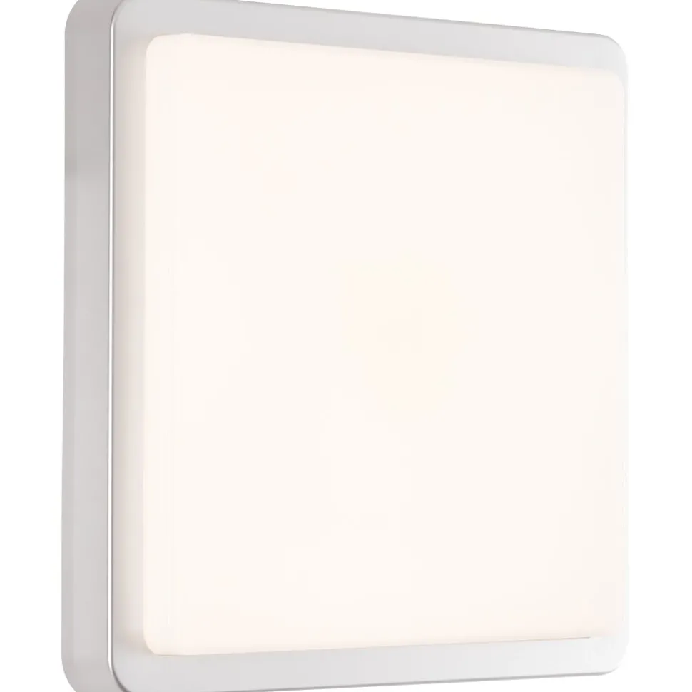 Plafonnier Exterieur Brilliant Devora Led Argente, 1 Lumiere
