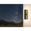Plafonnier Exterieur Eglo Costorio Led Couleur Bois, Noir, 1 Lumiere