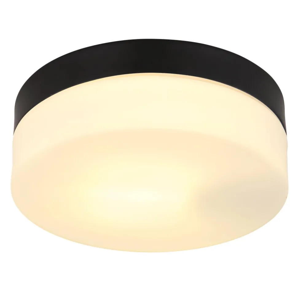 Plafonnier Exterieur Globo Vranos Noir, 1 Lumiere