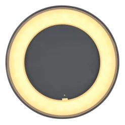 Plafonnier Exterieur Globo Sura Led Anthracite, 1 Lumiere