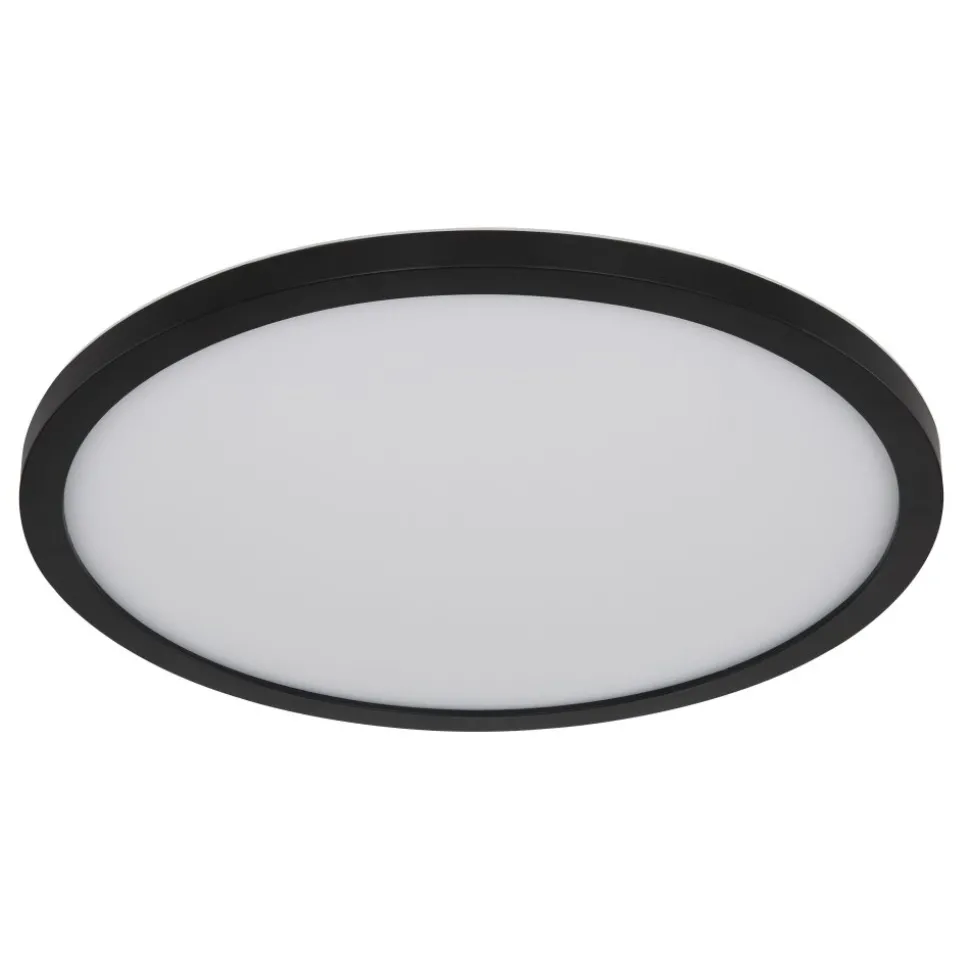 Plafonnier Exterieur Globo Sapana Led Noir, 1 Lumiere, Telecommandes