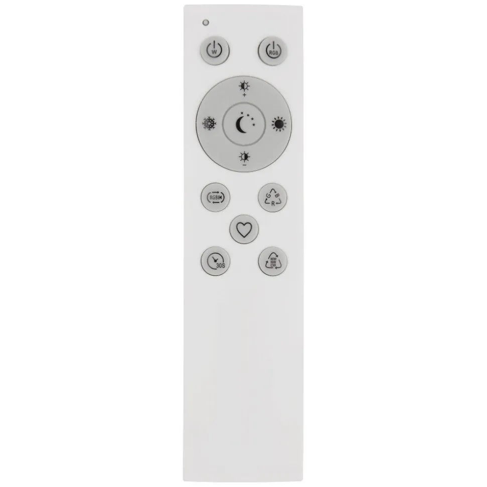 Plafonnier Exterieur Globo Sapana Led Noir, 1 Lumiere, Telecommandes, Changeur De Couleurs