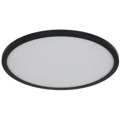 Plafonnier Exterieur Globo Sapana Led Noir, 1 Lumiere, Telecommandes, Changeur De Couleurs