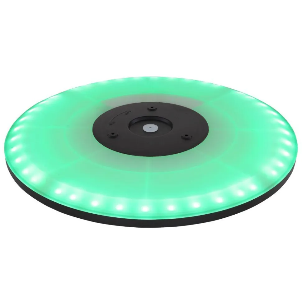 Plafonnier Exterieur Globo Sapana Led Noir, 1 Lumiere, Telecommandes, Changeur De Couleurs