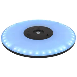 Plafonnier Exterieur Globo Sapana Led Noir, 1 Lumiere, Telecommandes, Changeur De Couleurs