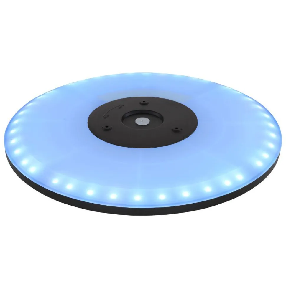Plafonnier Exterieur Globo Sapana Led Noir, 1 Lumiere, Telecommandes, Changeur De Couleurs