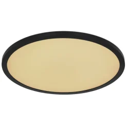 Plafonnier Exterieur Globo Sapana Led Noir, 1 Lumiere, Telecommandes, Changeur De Couleurs