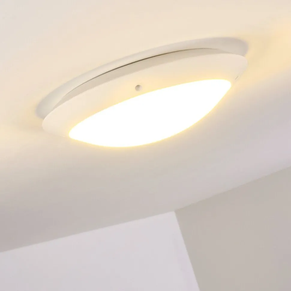 Plafonnier Exterieur Grafton Blanc, 2 Lumieres