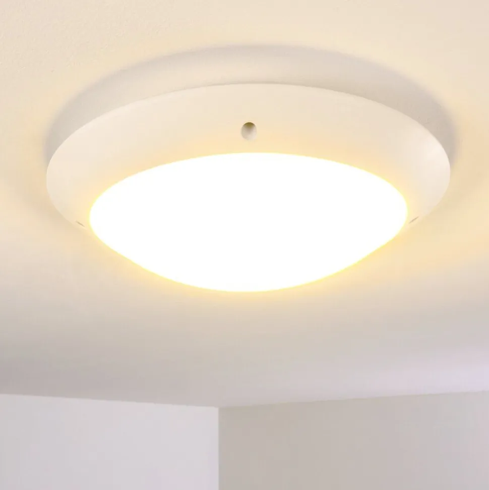 Plafonnier Exterieur Grafton Blanc, 2 Lumieres
