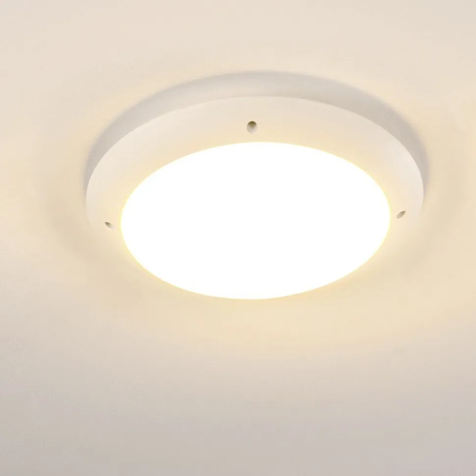 Plafonnier Exterieur Grafton Blanc, 2 Lumieres