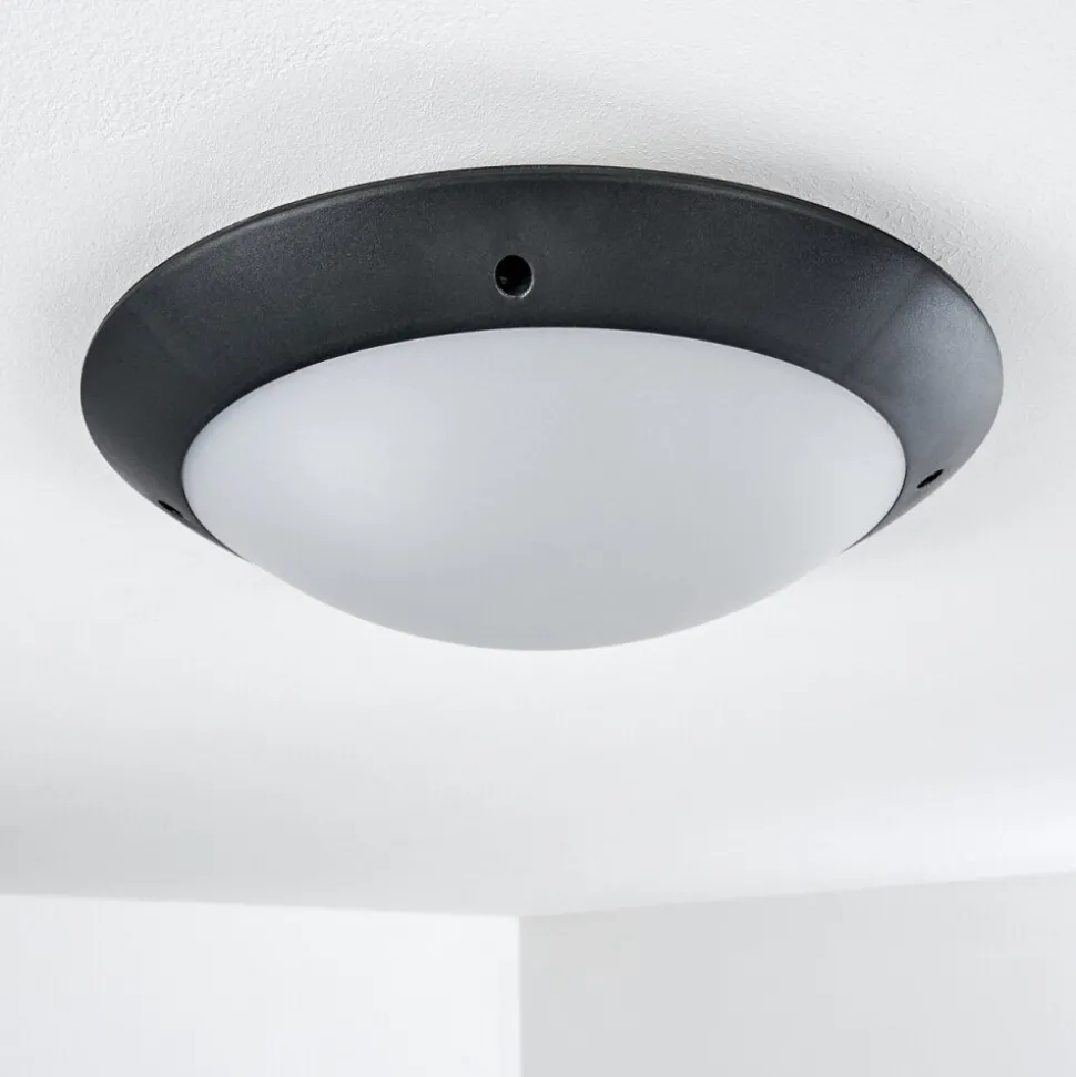 Plafonnier Exterieur Grafton Anthracite, 2 Lumieres