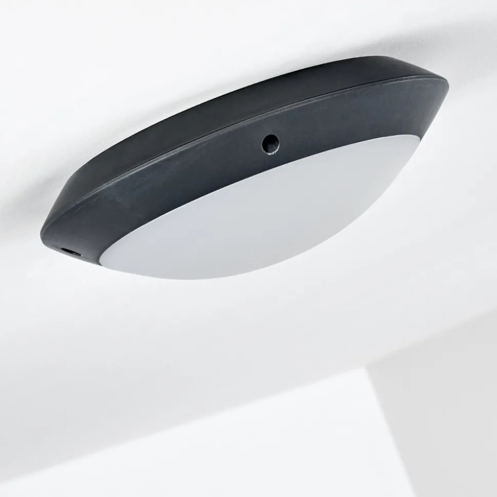 Plafonnier Exterieur Grafton Anthracite, 1 Lumiere