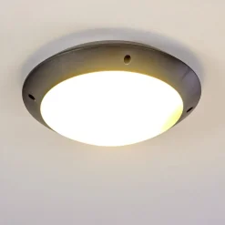 Plafonnier Exterieur Grafton Anthracite, 1 Lumiere