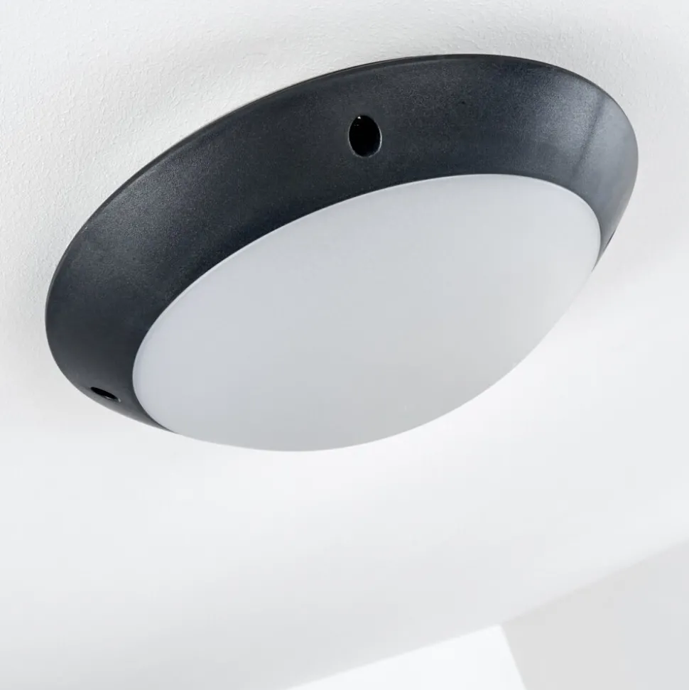 Plafonnier Exterieur Grafton Anthracite, 1 Lumiere