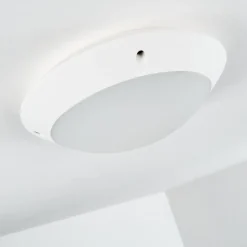 Plafonnier Exterieur Grafton Blanc, 1 Lumiere
