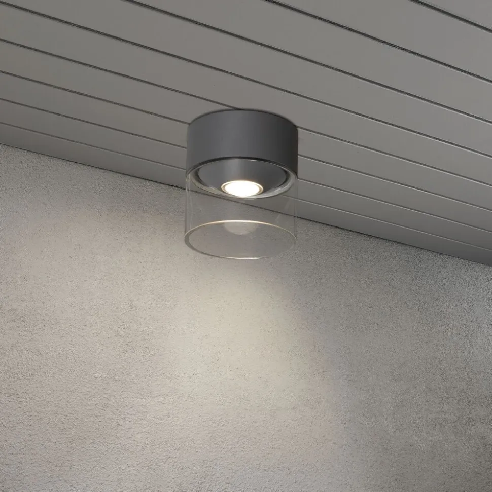 Plafonnier Exterieur Konstsmide Varese Led Anthracite, 1 Lumiere
