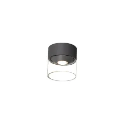 Plafonnier Exterieur Konstsmide Varese Led Anthracite, 1 Lumiere