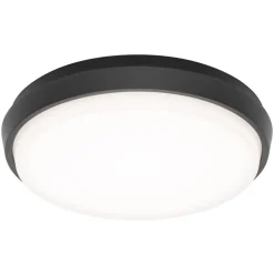 Plafonnier Exterieur Lcd Typ 5066 Led Noir, 1 Lumiere