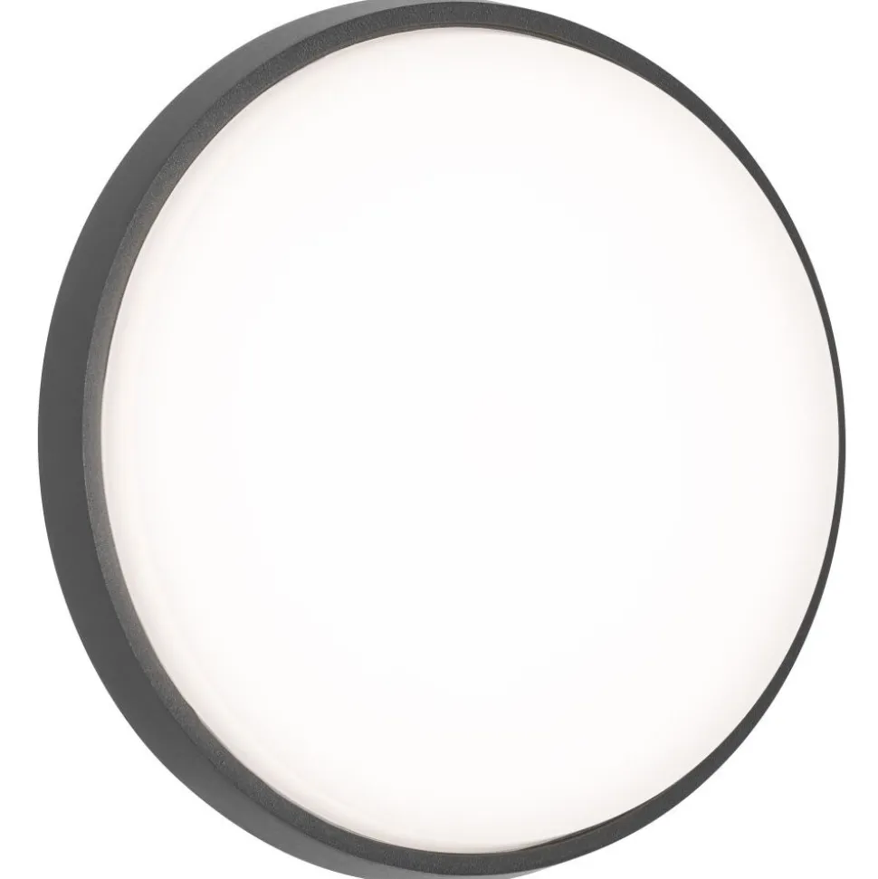 Plafonnier Exterieur Lcd Typ 5066 Led Noir, 1 Lumiere