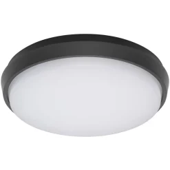 Plafonnier Exterieur Lcd Typ 5066 Led Noir, 1 Lumiere