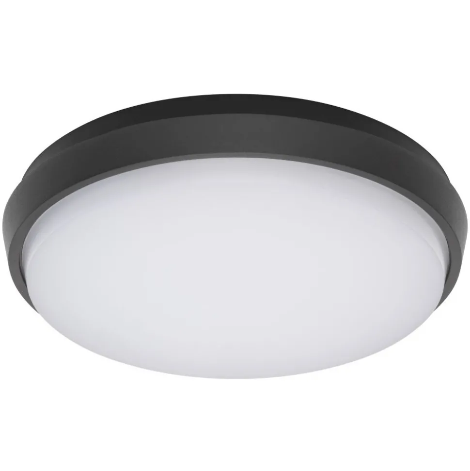 Plafonnier Exterieur Lcd Typ 5066 Led Noir, 1 Lumiere
