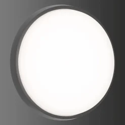 Plafonnier Exterieur Lcd Typ 5066 Led Noir, 1 Lumiere