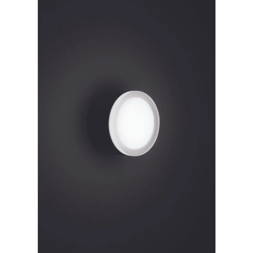 Plafonnier Exterieur Lcd Grasbrunn Led Noir, 1 Lumiere