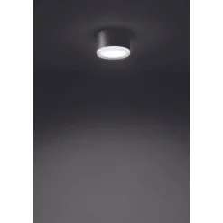 Plafonnier Exterieur Lcd Grasbrunn Led Noir, 1 Lumiere