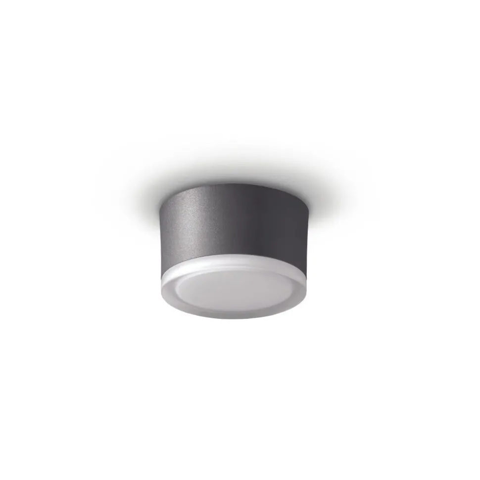 Plafonnier Exterieur Lcd Grasbrunn Led Noir, 1 Lumiere