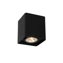 Plafonnier Exterieur Lucide Leeds Led Noir, 1 Lumiere