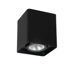 Plafonnier Exterieur Lucide Leeds Led Noir, 1 Lumiere