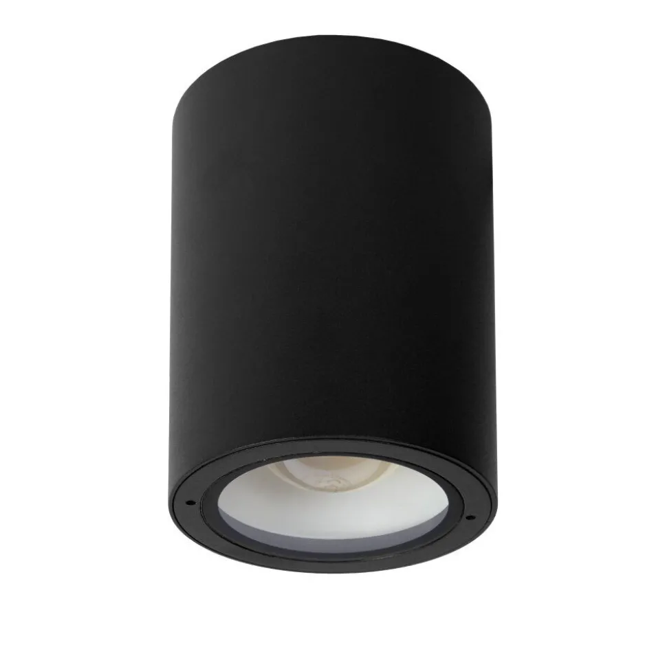 Plafonnier Exterieur Lucide Volantis Noir, 1 Lumiere