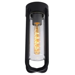 Plafonnier Exterieur Lucide Garland Noir, 1 Lumiere
