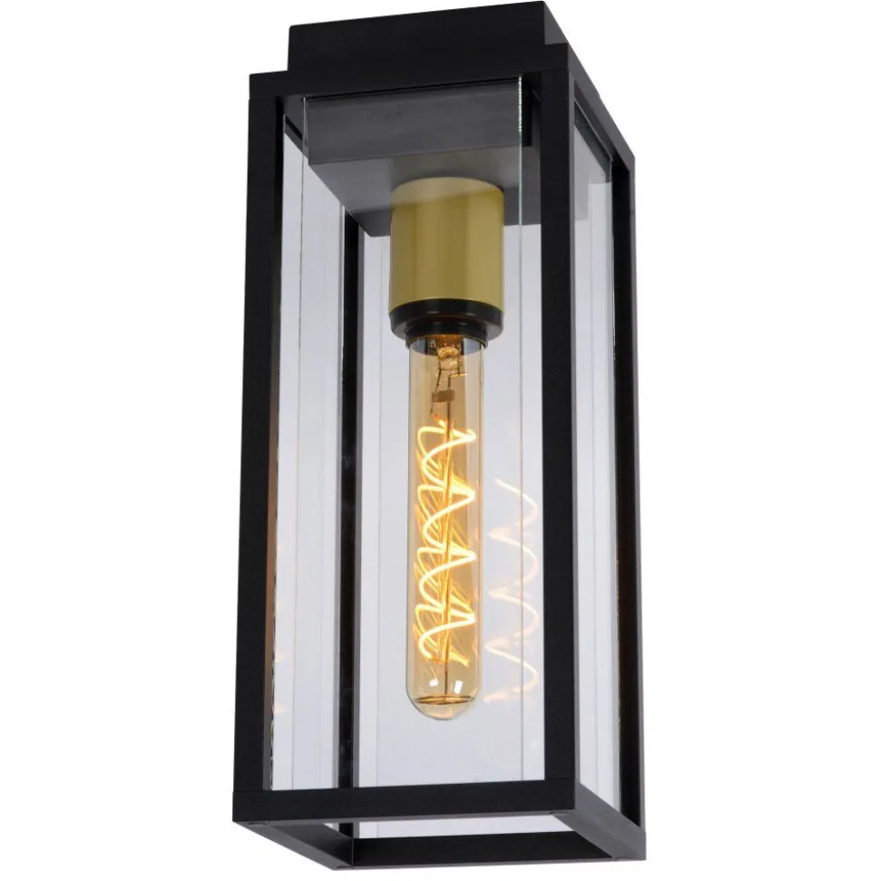 Plafonnier Exterieur Lucide Laurens Noir, 1 Lumiere