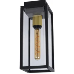 Plafonnier Exterieur Lucide Laurens Noir, 1 Lumiere
