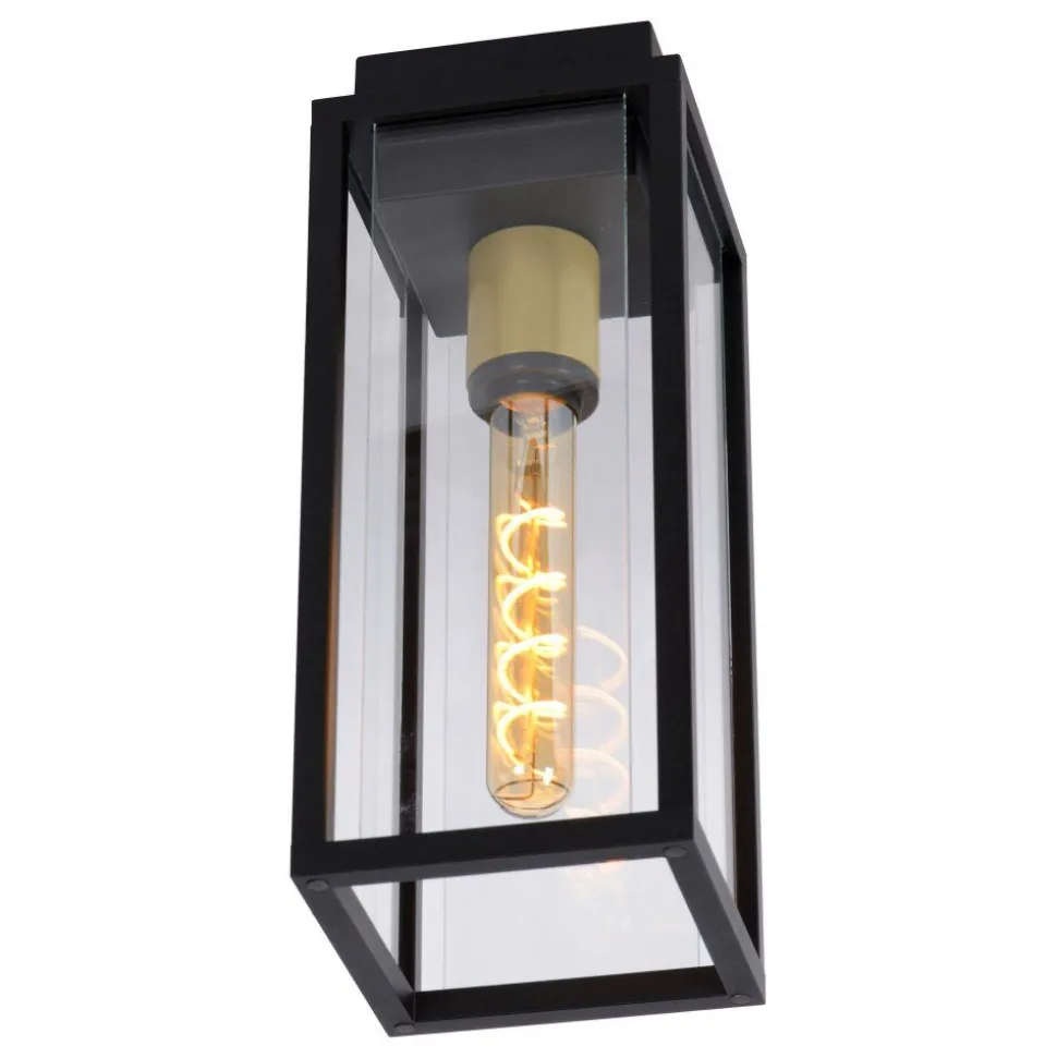 Plafonnier Exterieur Lucide Laurens Noir, 1 Lumiere