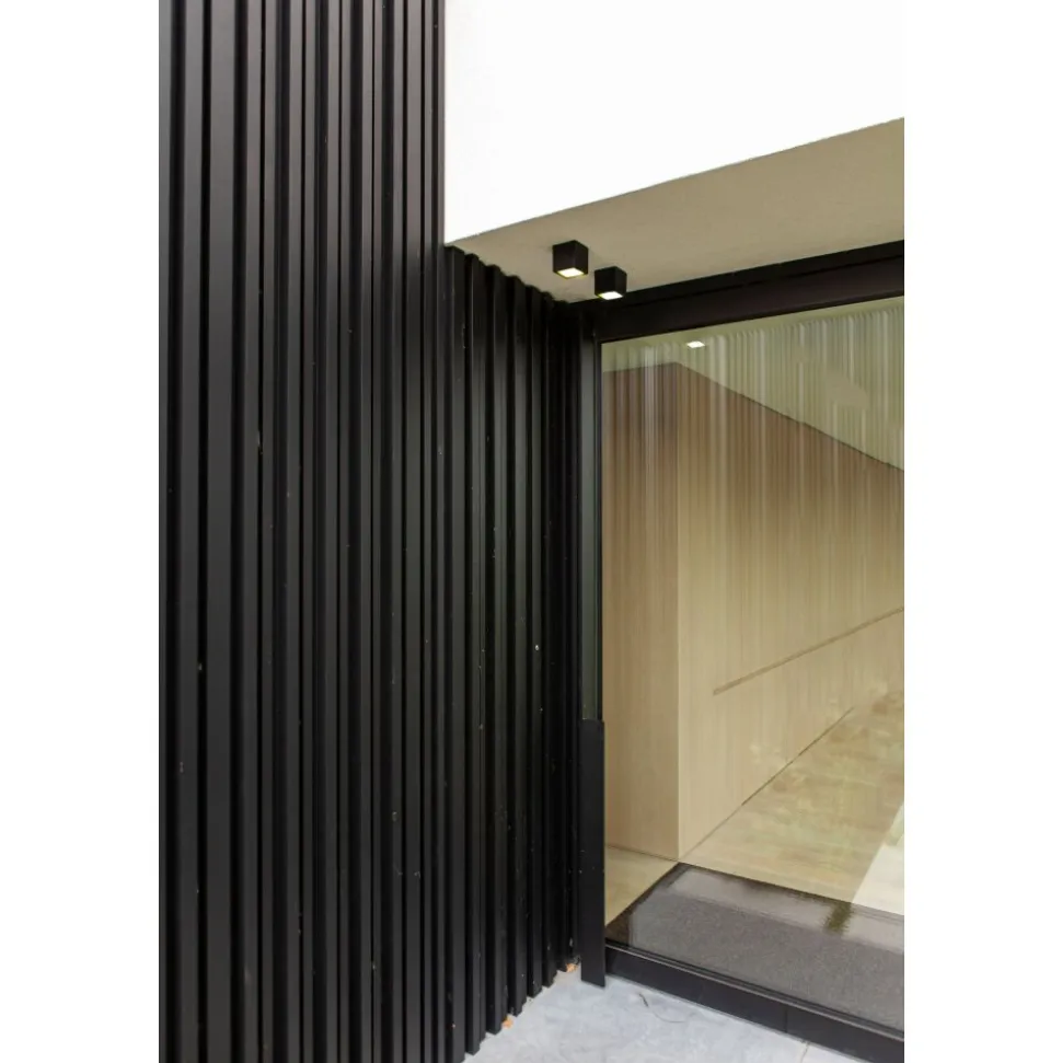 Plafonnier Exterieur Lutec Gemini Led Anthracite, 1 Lumiere