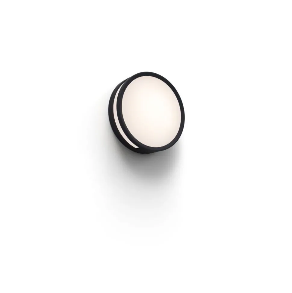 Plafonnier Exterieur Lutec Rola Led Noir, 1 Lumiere