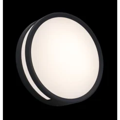 Plafonnier Exterieur Lutec Rola Led Noir, 1 Lumiere