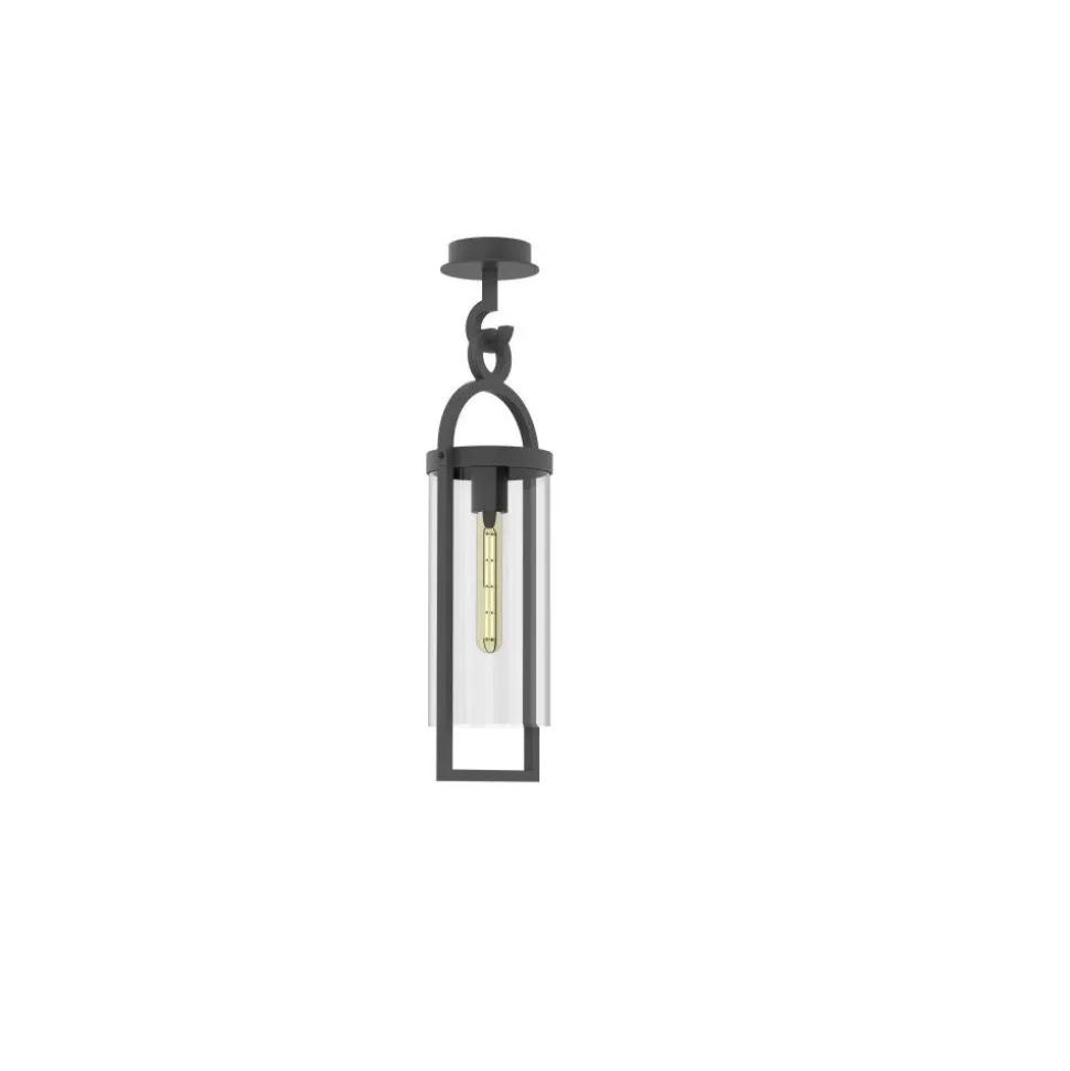 Plafonnier Exterieur Mantra Maya Gris, 1 Lumiere