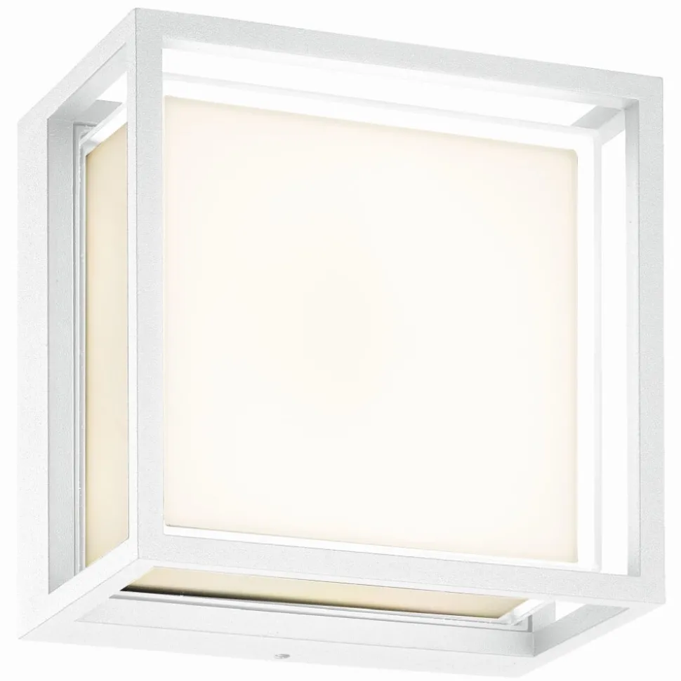 Plafonnier Exterieur Mantra Chamonix Led Blanc, 1 Lumiere