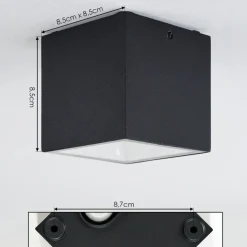 Plafonnier Exterieur Spidern Led Blanc, 1 Lumiere
